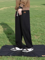 Selección Golden Meow Pantalones Deportivos Delgados de Verano, Pantalones Casuales Rectos y Holgados Versátiles, Pantalones de Secado Rápido para Hombres