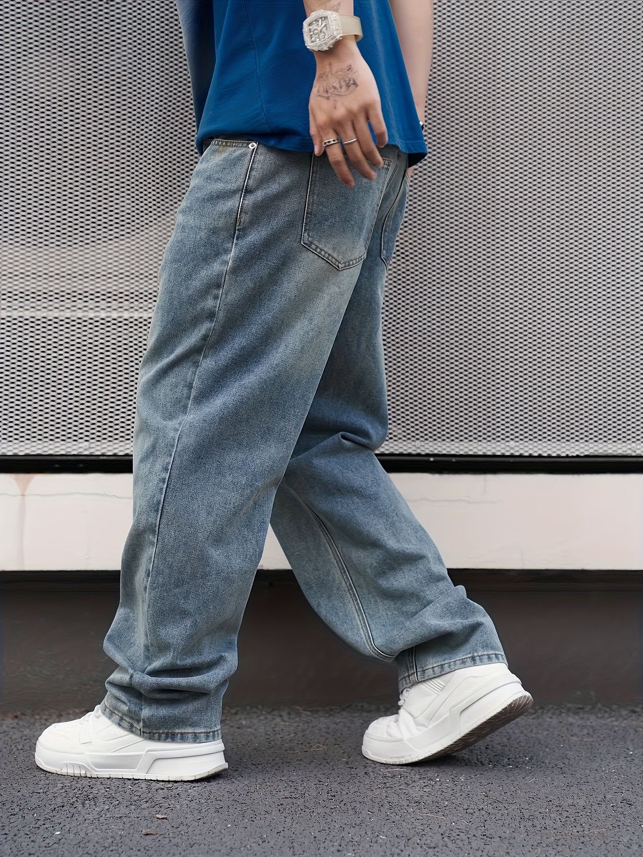 Jeans Casual Lavados para Hombre Versátiles - TB4049