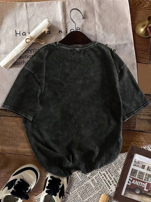 Camiseta Hombre Brooklyn New York Oversized Vintage - Streetwear Hip-Hop