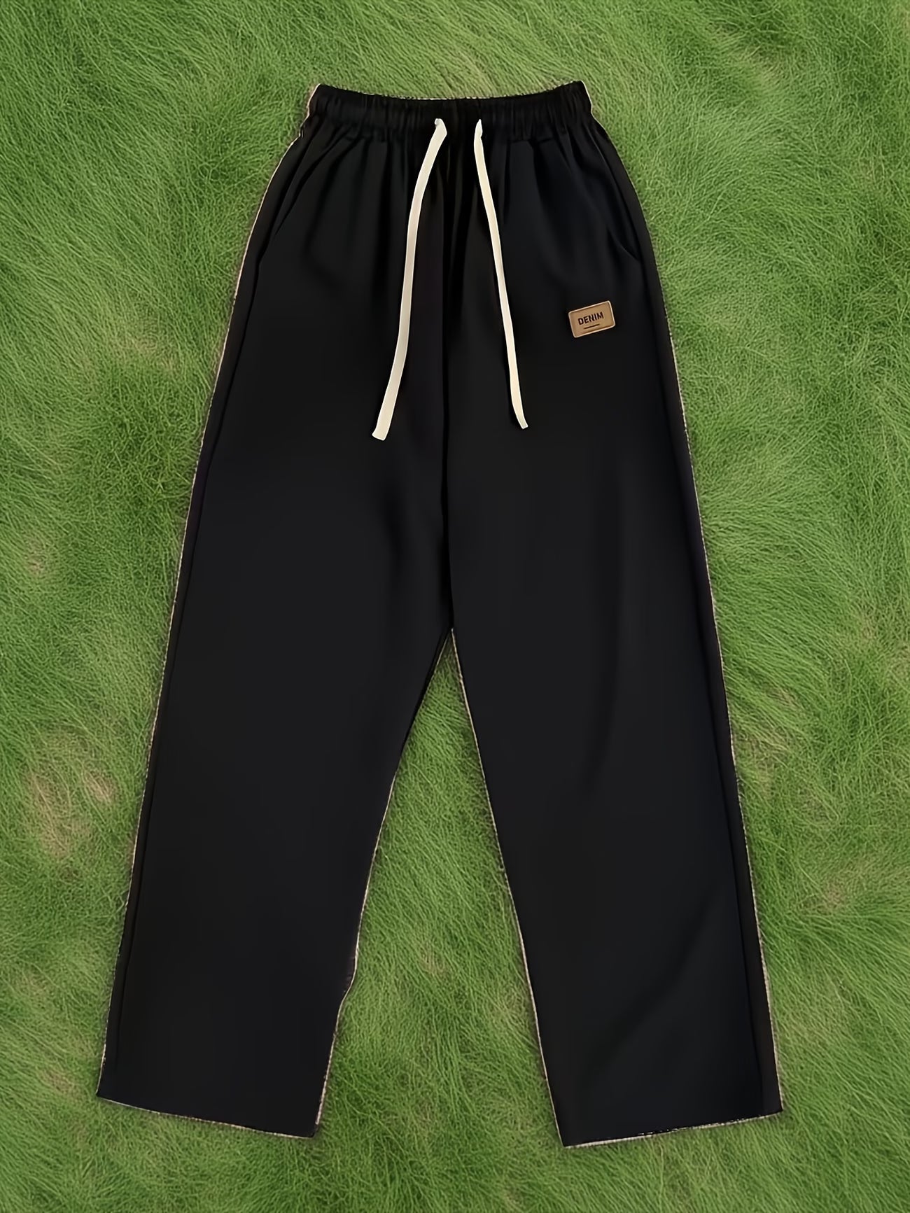 Selección Golden Meow Pantalones Deportivos Delgados de Verano, Pantalones Casuales Rectos y Holgados Versátiles, Pantalones de Secado Rápido para Hombres