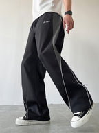 Pantalones Largos Deportivos para Hombre, Modernos y Versátiles con Diseño de Bloques de Color
