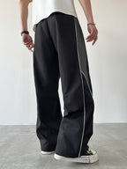 Pantalones Largos Deportivos para Hombre, Modernos y Versátiles con Diseño de Bloques de Color